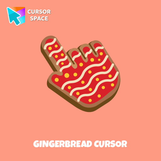 Gingerbread cursor pointer cursor